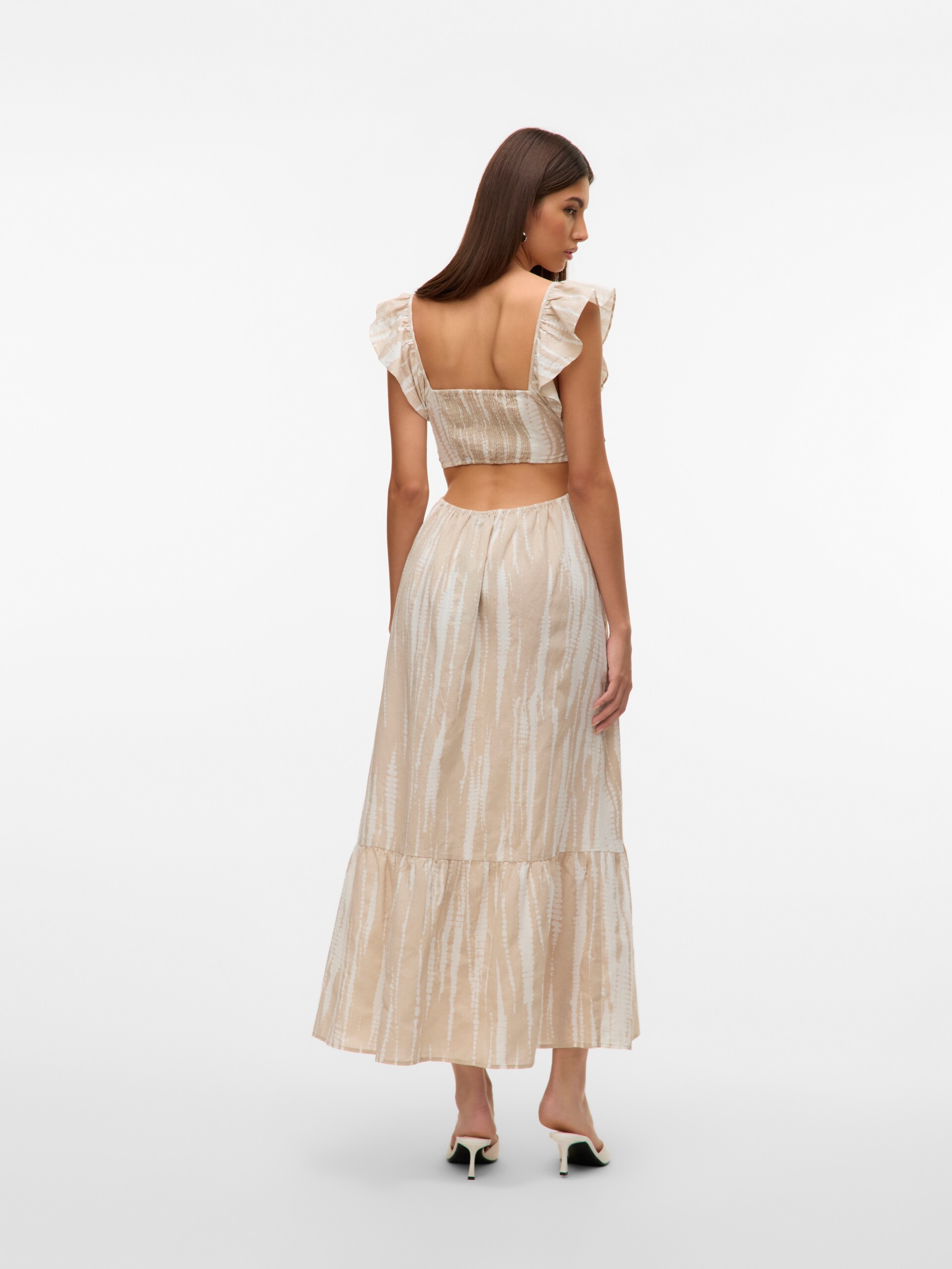 Dicthe Cut Out Dress – Silver Lining/Lillie