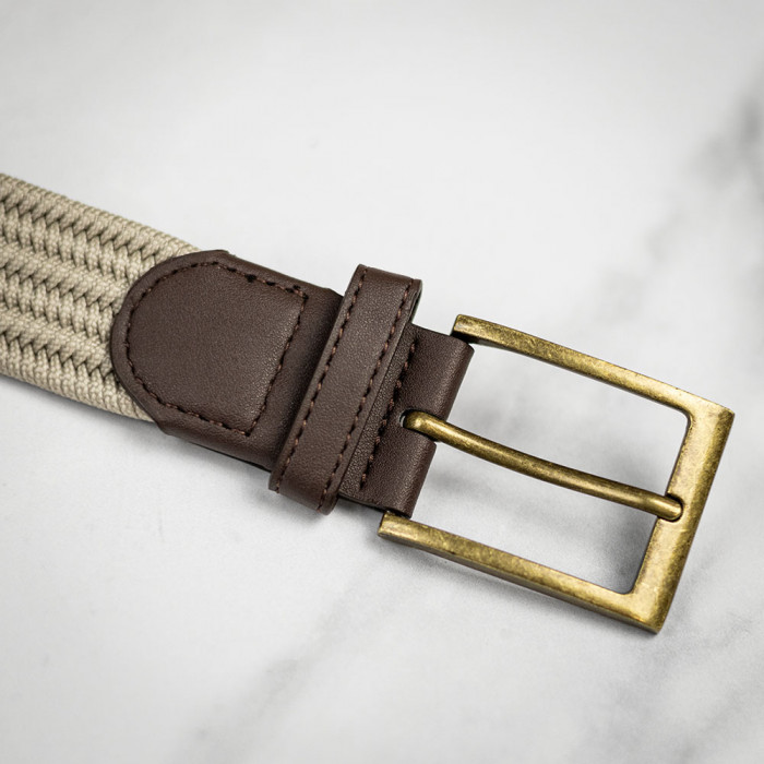 Nevis Webbing Belt – Mist/Stone