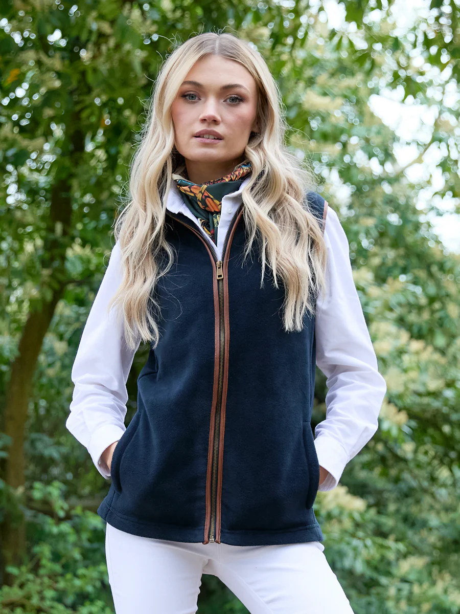 Topsham Fleece Gilet – Navy