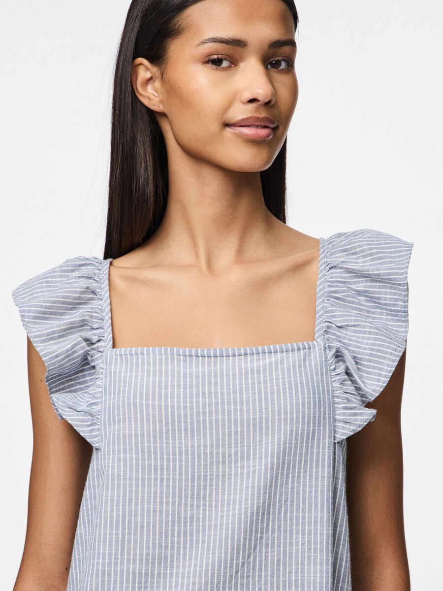 Apia Long Dress – Blue Stripe