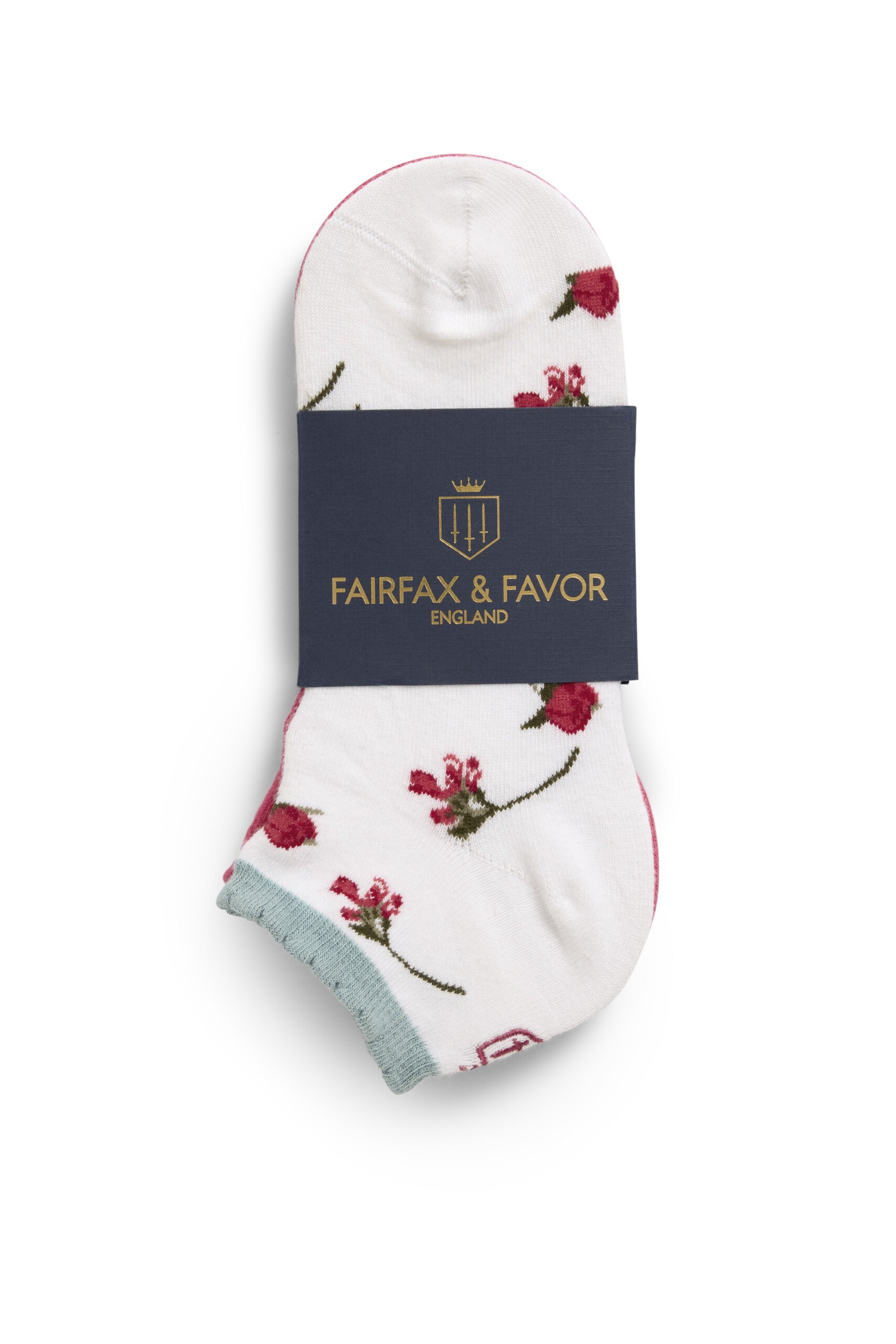 Signature Trainer Socks – Floral/Mint/Cherry