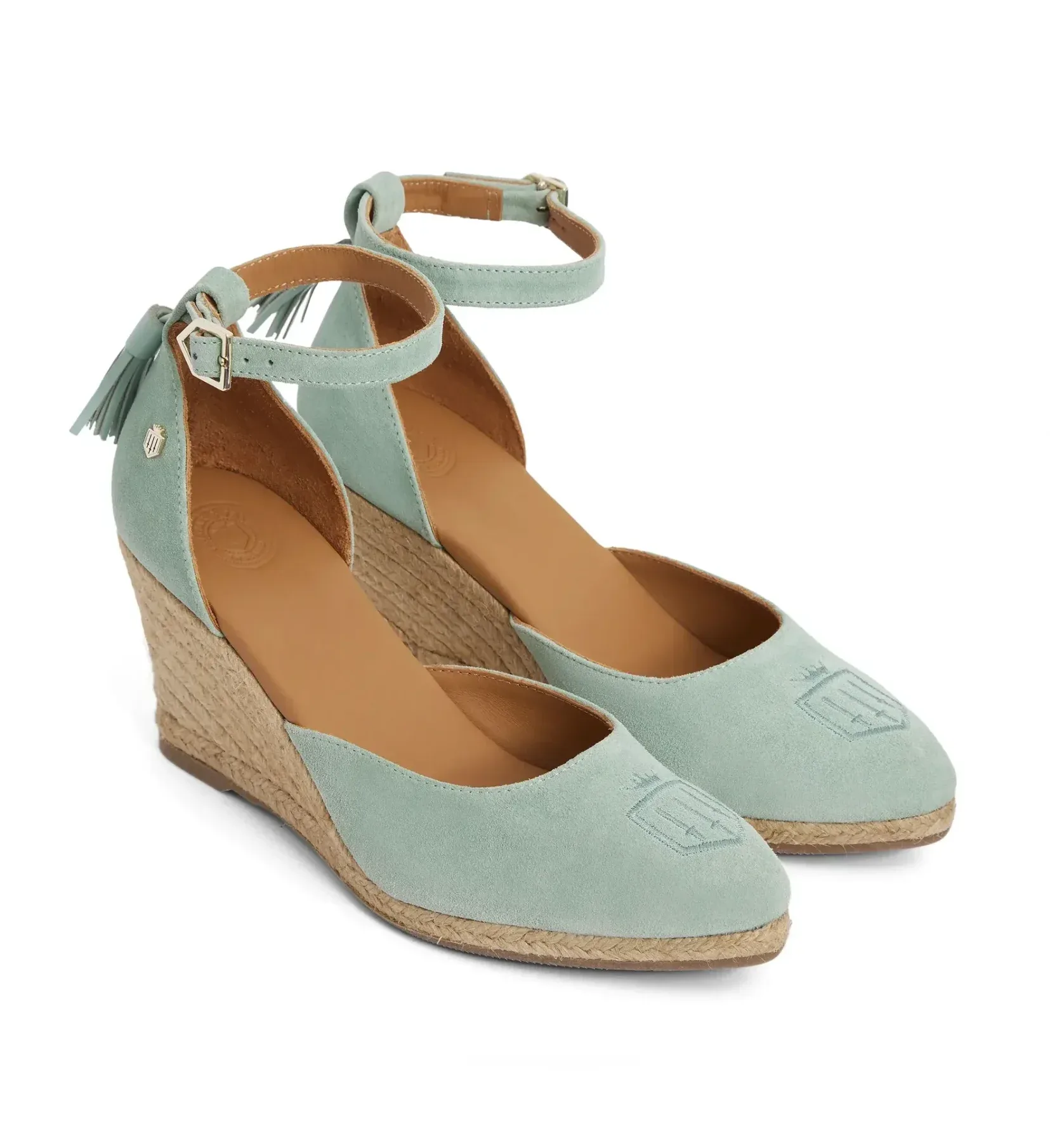 Monaco Wedge Espadrilles – Mint