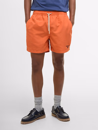 Staple Logo Swim Shorts – Horizon Orange
