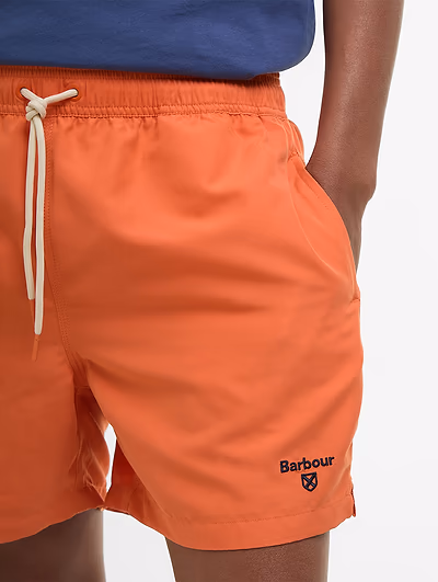 Staple Logo Swim Shorts – Horizon Orange