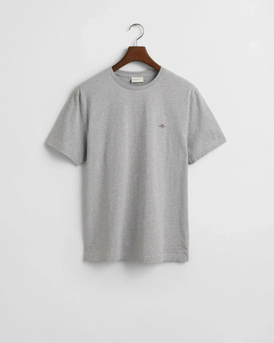 Regular Fit Shield T-Shirt – Grey Melange