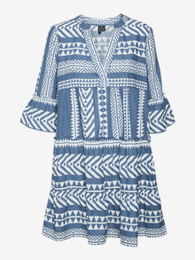 Dicthe Tunic Dress – China Blue