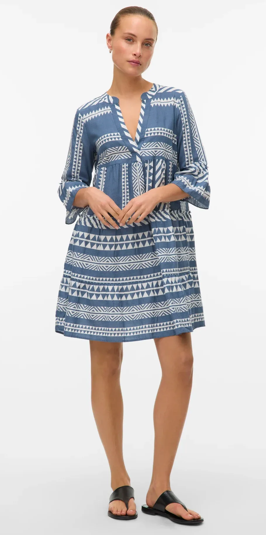 Dicthe Tunic Dress – China Blue