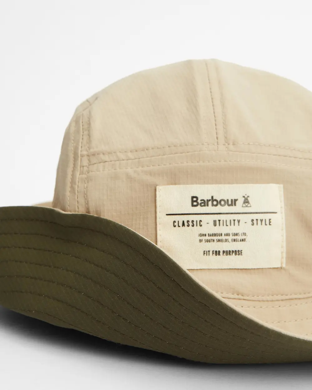 Bidlam Reversible Showerproof Bucket Hat – Concrete