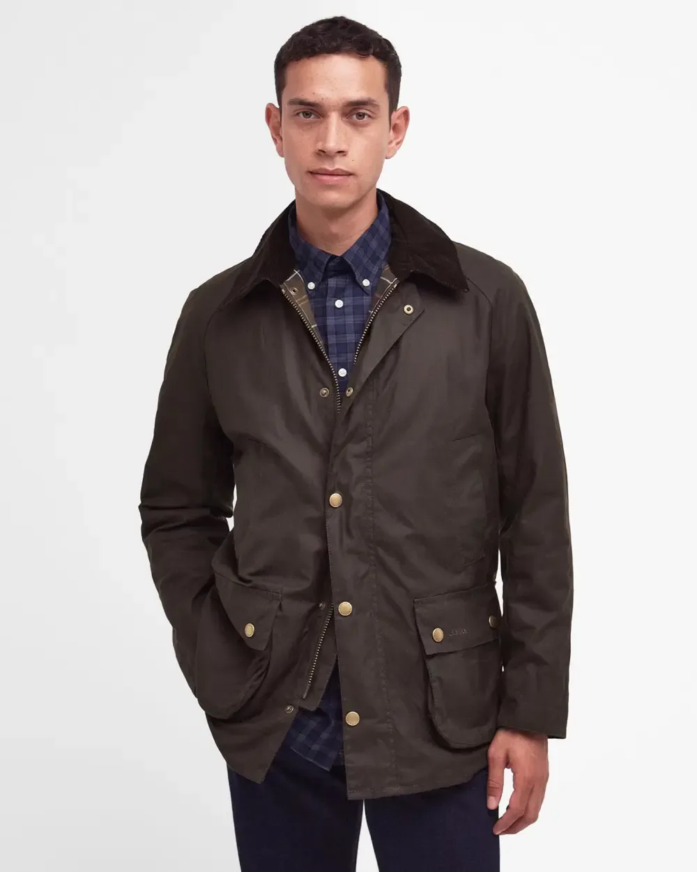 Ashby Wax Jacket – Olive Size XXL