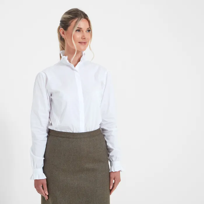 Fakenham Cotton Shirt – White