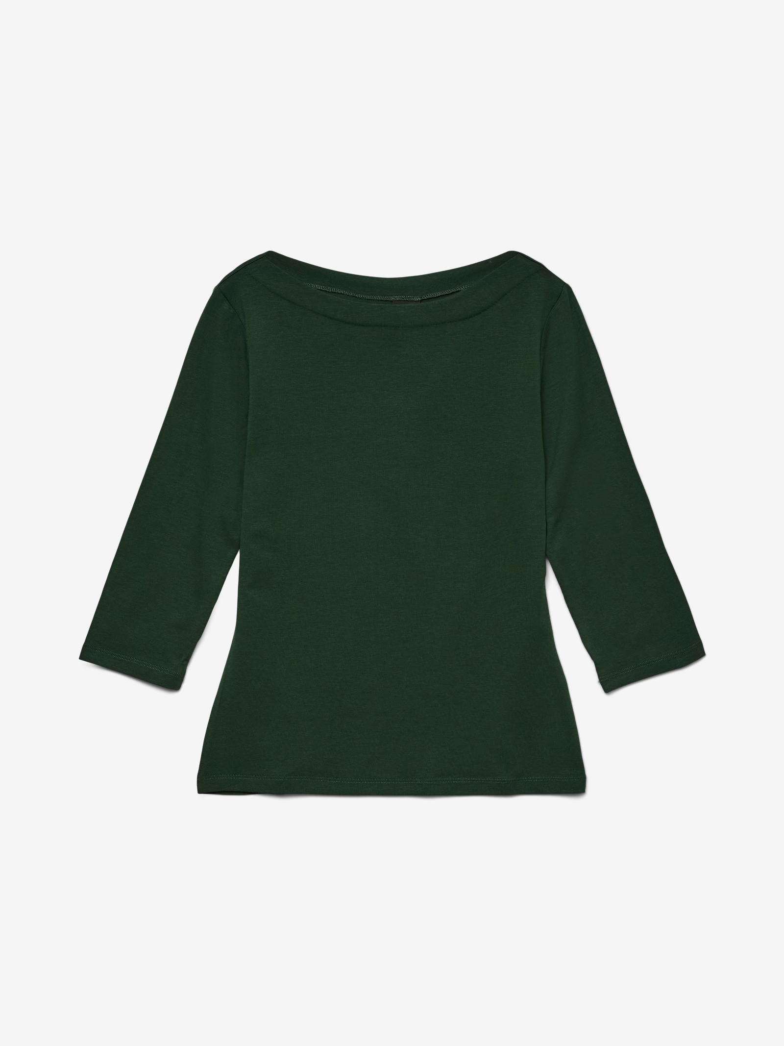 Panda 3/4 Sleeve Top – Pine