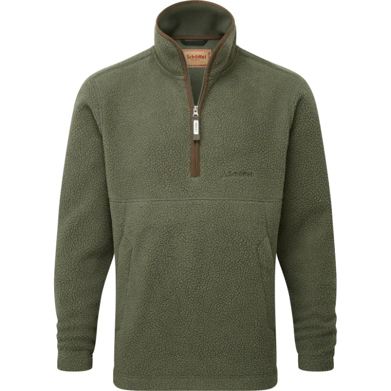 Berkeley Unisex 1/4 Zip Fleece – Woodland