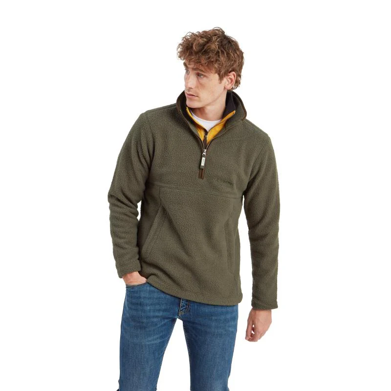 Berkeley Unisex 1/4 Zip Fleece – Woodland