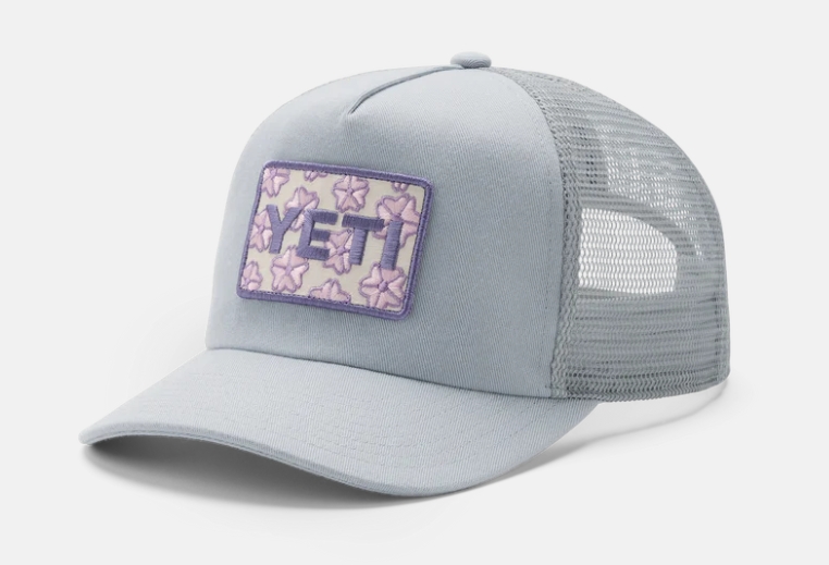 Yeti Cherry Blossom Trucker Hat – Grey